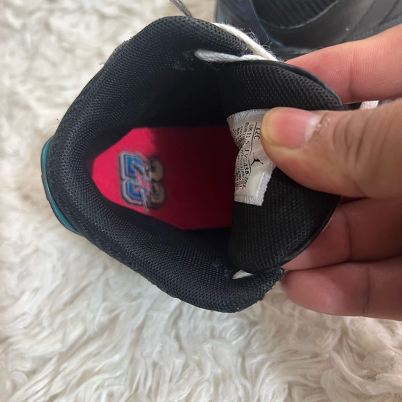 NIKE Jordan Pre-School Air Jordan 3 Retro KIDS SIZE 12C -Black | Siren Red | Hyp - Picture 12 of 13